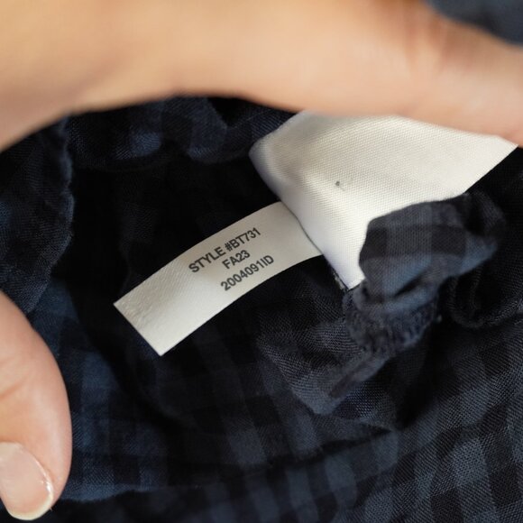 J. Crew Plaid Button Down size 16 - Picture 5 of 9